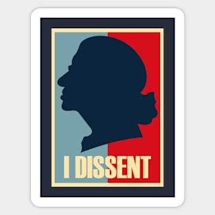 I DISSENT Sticker